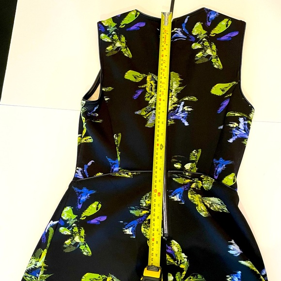 Marc New York Navy Floral Scuba Dress Size 10 - Picture 7 of 9